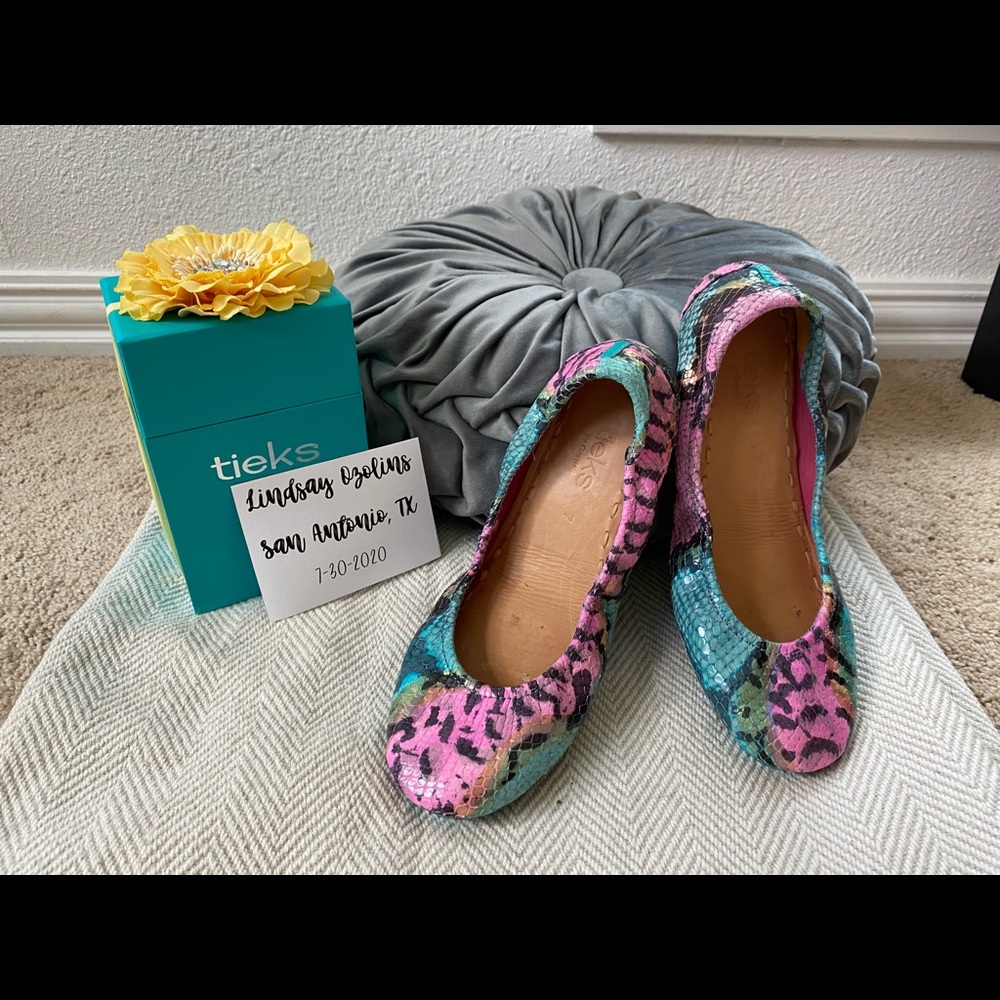 Tieks Electric Snake Size 7
